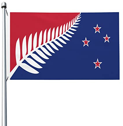 Neuseeland Maori Farn Flagge Flagge 3x5 Ft Outdoor Dekoration Banner Hof Flagge für Home Garten
