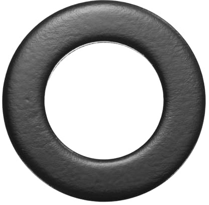 M METERXITY 1-Pack M33 Flat Washers 60mm OD Black Galvanized