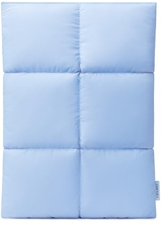 Comfyable Puffy Laptop-Hülle 13/14 Zoll, Gesteppte Puffer Tasche, MacBook Sleeve kompatibel mit MacBook Air M5 A3449, MacBook Pro 14 M5 Pro/Max A3426 A3427, MacBook Neo A18, Hellblau