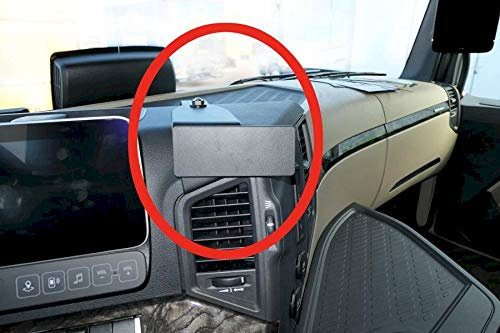 Brodit | ProClip Fahrzeughalter 610820 | Made IN Sweden | Mittelbefestigung, extra Starke Montageplattform | für linkslenkende Fahrzeuge | passt für alle Brodit Gerätehalter, Schwarz