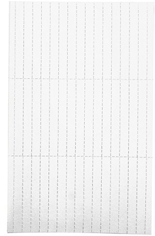 Legamaster 7-455719 Einlegeetiketten für Legamaster Etikettenträger, perforiert, 40 Stück, 30 x 90 mm, weiß