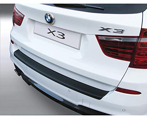 RGM ABS Heckstoßstangenschutz passgenau | kompatibel mit BMW X3 2010-2014 Schwarz