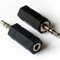 3.5mm Stereo Jack Plug to Mono Socket Adapter/Converter - Headphone Male/Female