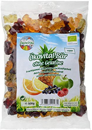 Ökovital Bär ohne Gelatine, 500 g