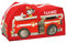 alles-meine.de GmbH Federmappe/Kosmetiktasche - 2 in 1 - P. Patrol - Hunde - Feuerwehr Auto - inkl. Name - Federmäppchen & Schlamper Etui Stifterolle - Kulturtasche - Feder..