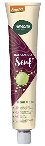 Naturata Bio Balsamico Senf, vegan, 4er Pack (4 x 100 ml)