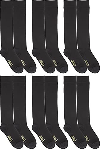 RS. Harmony | Kniestrümpfe | Bambus Super Weich Atmungsaktiv | 6 Paar | schwarz | 39-42
