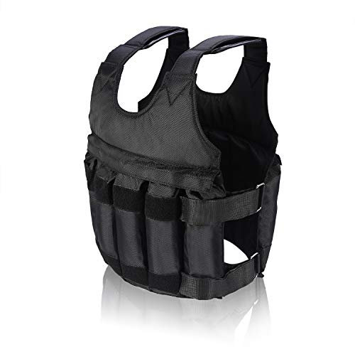 Einstellbare Gewichtsweste. Belastung 50KG Gewicht Warnwesten f¡§1r Gewicht Training Krafttraining ¡§1bung Leere Weste ohne Stahlplatte