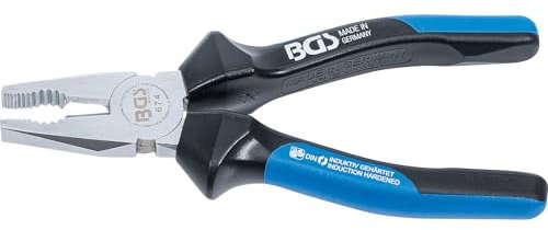BGS 674 | Kombizange | DIN ISO 5746 | mit Facette und Schneider | 180 mm | Made in Germany
