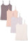 Amazon Essentials Camisola Entallada Mujer, Pack de 4, Beige Claro/Camel/Chocolate/Lila, XXL