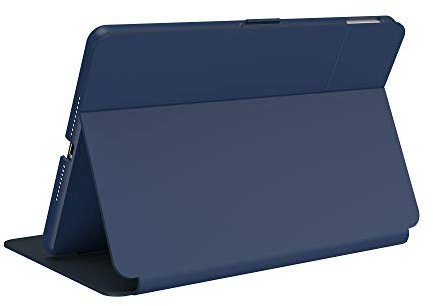 Speck Products BalanceFolio Funda y Soporte para iPad de 10,2 Pulgadas (2019/2020), Azul Costera, Gris carbón