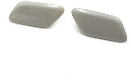Wshao Store Fit for Toyota Avensis T25 2006-2008 Vordere Stoßstange Scheinwerferwaschanlage Spray Düsenabdeckung Scheinwerfer Waschmaschine Jet Cap (Color : Pair)
