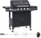 TAINO RED 4+1 Gasgrill Set mit Drehspieß BBQ Grillwagen Rotisserie-Set Fleischspieß 4 Brenner