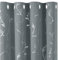BUHUA Verdunklungsvorhänge Grau Silberfolie Wärmeisolierende Vorhänge mit Ösen Gardienen 2-Set H 245 x B 132 cm Gardinen Wohnzimmer & Schlafzimmer Thermovorhang Kälteschutz