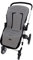 ROSY FUENTES - Funda de Verano para Silla Paseo Universal - Colchoneta para Carrito Bebé- Transpirable-Compatible con Bugaboo, Jane, Concord, Baby Jogger, Bebecar…0-negro
