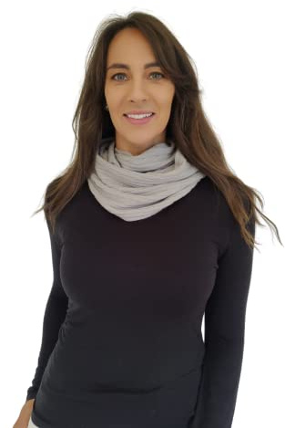 Mimi & Thomas UK Pure Cashmere Cable Knit Snood Infinity Scarf
