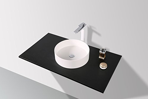 SLIM - DESIGN Mineralguss Aufsatzwaschtisch MG-C365