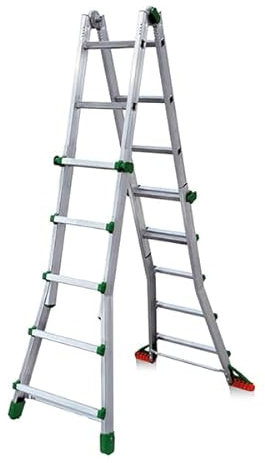 Scala telescopica in alluminio FACAL 4 x 5 alto. Lavoro Max. 6,05 m ALU Pro - BK4A