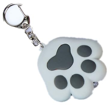 Porte-clés Griffe de Chat en Plastique LED Lumineux et Sonore | Design Délicat Haute Simulation, Se Fixe sur Anneau ou Paquet, Usage Simple au Quotidien, Style Mignon