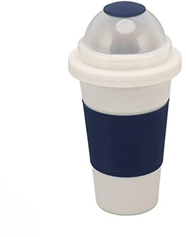 HERCHR Slushie Maker Cup, Quick Frozen Cup Double Layers Slushie Cup Fasting Cooling Make and Serve Slushie Cup for Milk Shake