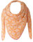 FASHION YOU WANT XXL Schal flauschig schal-tuch damen dicker dreieckstuch groß Wolle BLUME Farben kuschelig (orange)