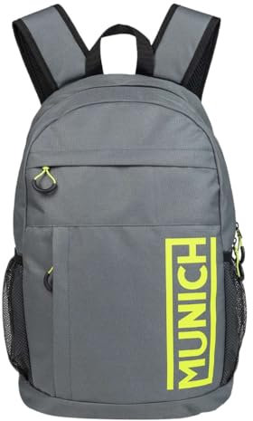 MUNICH Gym Sports Backpack Slim Grey FW24, Unisex Adulto, Gris
