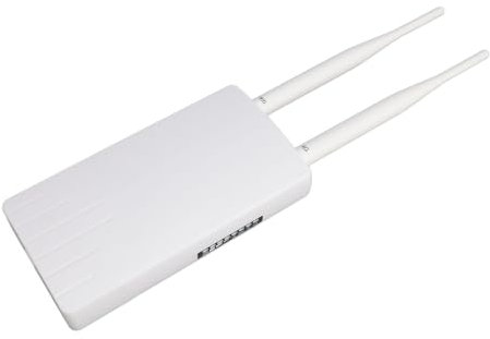 4G LTE POE WLAN-Router, Entsperrter 2,4G WLAN-Mobilrouter 300 Mbit/s, 2 Abnehmbare 5-dBi-Antennen, Plug-and-Play mit SIM-Kartensteckplatz für den Außenbereich (EU-Stecker)