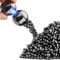 Magnet Fidget Stone Smile Ferrite Putty mit 2 großen Magnetperlen, Smooth Magnetic Rock Ball Fidget Science Kit, ASMR Office Desk Dekoration Geschenk für Erwachsene