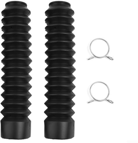 24) 2 Vordergabel Gummi Kofferraum Staub Offroad Motorrad Faltenbalg, schützen Gabeldichtungen, einfache Installation