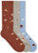 von Jungfeld - 3er Set Motiv Socken mit verschiedenen Icons - Bunte Socken in Gr.39-42