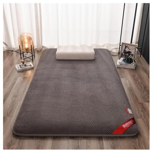 UE-MAOLU Neue Japanische Boden-Futon-Matratze, Aufrollbare Matratze, Tatami-Matte, Tragbare, Atmungsaktive Bodenliege, Gästebett Für Gästezimmer, Studentenwohnheim-Matratze (C,150x200cm)