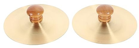 Yardwe 2piezas Platillos Pequeños Para Danza Del Vientre Platillos De Dedo Buena Textura