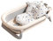 homewell Newborn Essentials Baby-Badewanne, faltbar, mit Kissen, Baby-Badematte, tragbare Reisebadewanne, ideal für Babys und Kinder von 0 bis 24 Monaten