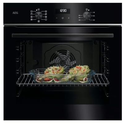 AEG TU5AB21FSB Multifunktionsofen, 72 l, Schwarz | 72 l, 9 Funktionen, Digitalanzeige, schwarz