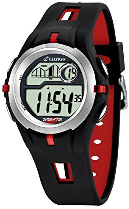 Calypso Uhr Für Herren K5511/4 Digital Crush Schwarz Silikon Case SchwarzSilikon Band