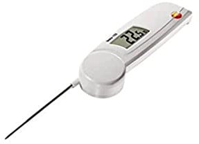 Testo AG 0560 0103 103 Klapp-Thermometer, Länge 11 cm, klein, Schutzklasse IP55, inklusive Batterien
