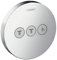 Hansgrohe 15745000 ShowerSelect S, válvula empotrada, cromo, 3 salidas