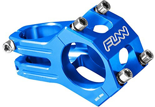 FUNN Funnduro MTB Vorbau mit 31,8 mm Lenkerklemmung - Der ultimative ultraleichte und robuste Legierungs-Vorbau für Mountainbike und BMX-Bike, Länge 60 mm Vorbau (Blau)