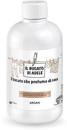 IL BUCATO DI ADELE il bucato che profuma di casa | Profumatore Bucato Lavatrice, Fragranza Argan, Formato 500 ml