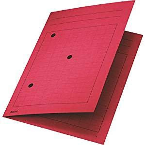 LEITZ Umlaufmappe, DIN A4, Manilakarton 320 g/qm, rot