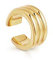 Brandlinger ® Ear Cuff Silber 925 (1 Stück). Ohrklemme gold. Schmuck Damen vergoldet mit 18 Karat (Silber und Gold) für Frauen und Mädchen.