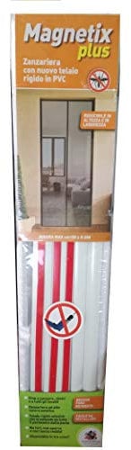 ZANZARIERA MAGNETIX PLUS MAGNETICA CON TELAIO RIGIDO IN PVC 150x250 BIANCO