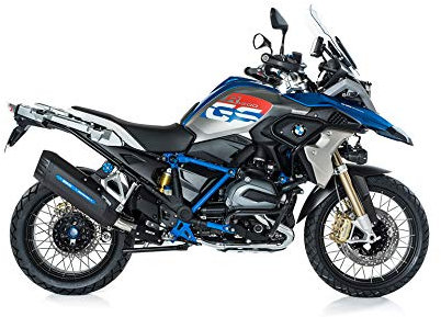BOS Slip-on Endtopf Desert Fox, schwarz/Rallye edition für passend für BMW R 1200 GS [2017.] (Euro4)