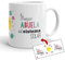 Kembilove Taza la Mejor Abuela del Mundo – Taza con Mensaje La Mejor Abuela del Sistema Solar – Regalo Hermana Original – Regalos Originales para cuñados – Tazas Originales