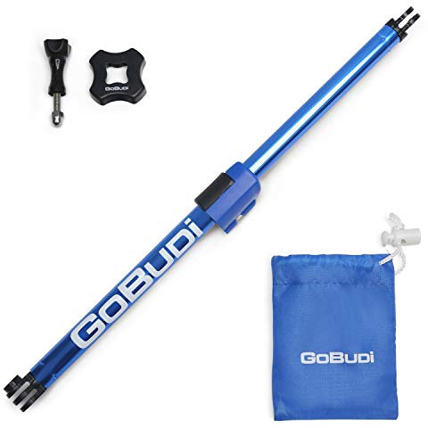 GoBUDi Adjustable Extension Pole Compatible with All GoPro Hero Cameras (1 Adjustable)
