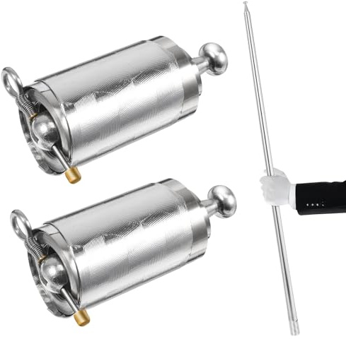 Healifty 2 varitas de mago de metal retráctiles plegables para mago profesional escenario de primer plano, accesorios de trucos de mago