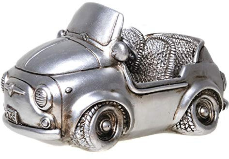Spardose Sparbüchse Auto Cabrio Dekoobjekt Figur Skulptur Statue aus Polyresin