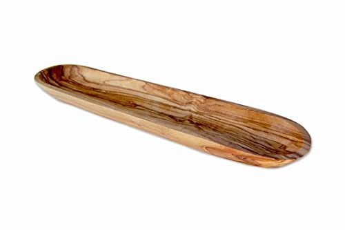 D.O.M. Badablage in 2 Größen aus Olivenholz (Länge ca. 30 cm)