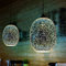 kangten Pendelleuchte, Kreativ 3D Feuerwerk Deckenlampe Modernes Bunte Glas Hängeleuchte E27 220V Kronleuchter Beleuchtung für Wohnzimmer Esszimmer (Ohne Glühbirne)