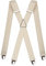 Pierrot Hosenträger für Herren Breit Made in Germany/France - Ultrastarker Gummizug & 4 Extra Starke X-Clips - Verstellbare Länge bis zu 130cm - Garantie auf Lebenszeit